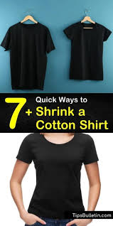 7 Quick Ways To Shrink A Cotton Shirt In 2020 Cotton Shirt Shrink A Shirt Shirts