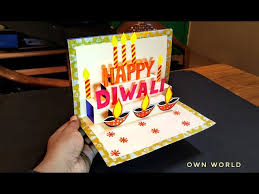 Diwali card making topics, effects related to: Diy Diwali Greeting Card Handmade Diwali Card Making Ideas How To Make Greeting Card For Diwali Litetube