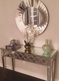 Our Sophie Mirrored Console Table Makes This Entryway By Wendy818 Elevated And Impressive Mirrored Console Table Home Decor Decor