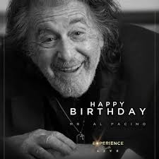 Happy Birthday to the legend himself! From all of us at Experience With  🙌🙌 #pacino