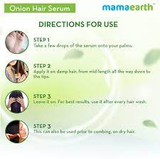 Hair serum is typically for people with dry another way to use serum requires that you apply the serum to soaking wet hair. Mamaearth Onion Hair Serum For Strong Frizz Free Hair 100 Ml