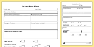 Incident Report Register Template 4 Templates Example Templates Example Incident Report Form Incident Report Report Template