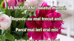 În plus, alături de aceste rânduri, realizatorul tv a postat și o fotografie emoționantă cu fetița lui. La Multi Ani Scumpul Meu Fiu Youtube