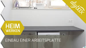 Vom zuschneiden bis zum arbeitsplatte einbauen. Arbeitsplatte Montieren Die Kuchenarbeitsplatte In Der Waschkuche Youtube