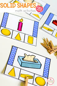 How To Use A Math Block For 3d Solid Shapes Mrs Jones Creation Station 3d Shapes Kindergarten Shapes Kindergarten Solid Shapes