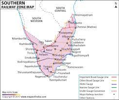 Check spelling or type a new query. Southern Railway Zone India Map