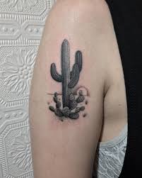Cactus For Marissa Tattoos Tattoo Btattooing Cactustattoo Tattoodo Blackwork Blackworkerssubmission B Best Sleeve Tattoos Sleeve Tattoos Cactus Tattoo