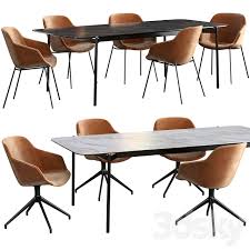 Browse boconcept's range of modern designer tables for the contemporary home. 3d Models Table Chair Dining Table Boconcept Augusta Chair Boconcept Vienna