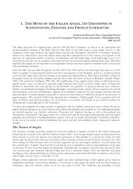 Pdf The Myth Of The Fallen Angel