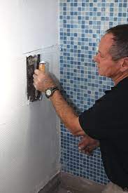 Installing Glass Tile With Mesh Backing