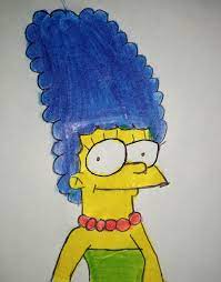 Heres a drawing I made of Marge Simpson. What do you think? : rTheSimpsons