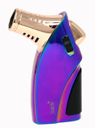 61537 Scorch Torch Cigar Lighter With Cutter 3 X Jet Windproof Flame Cigar Lighters Torch Lighter