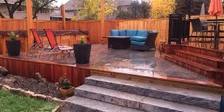 My patio door is only 3 inches above the earth level and i was considering for few months to build a stone patio.but somebody suggested me that a deck is easier to be built. Stone Deck Ideas For Your Back Yard