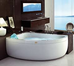 If you have removable jets, pull the jet out and clean the interior and exterior with a toothbrush. Corner Jacuzzi Whirlpool New Aquasoul Offset Bath