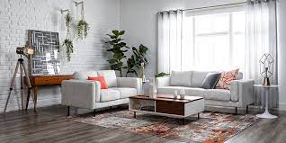 Check out sofas and couches at value city furniture—the perfect pieces to complete your living room furniture. Modern Living Room With Aquarius Ii Light Grey Sofa Living Spaces