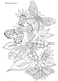 Kleurplaat Voor Volwassenen Butterflies Mandala Kleurplaten Kleurplaten Dieren Kleurplaten