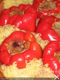 Gefullte Paprikaschoten Im Romertopf Von Pieps22145 Chefkoch Rezepte Gefullte Paprikaschoten Paprikaschote