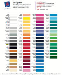 27 Disclosed Avery Vinyl Color Chart