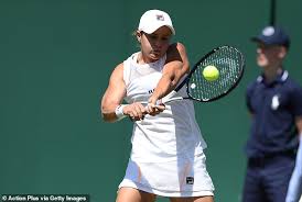 Ash barty put on a brave face while revealing a hip injury threatens her dream of regaining her ash barty of australia receives medical treatment during her first round win over bernarda pera at the. Ruthless Ashleigh Barty And Sloane Stephens Stand In The Way Of British Contingent Daily Mail Online