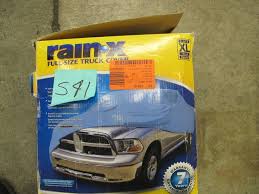 rain x size x large truck cover in blue its back