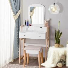 We did not find results for: Costway Makeup Vanity Table Dressing Table Cushioned Stool Set Walmart Com In 2021 Small Bedroom Vanity Makeup Table Vanity Makeup Vanity Set