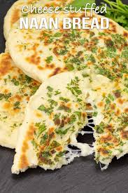 Cheese Stuffed Naan Bread Recipe El Mundo Eats Receta En 2020 Recetas De Pan Naan Pan Naan Recetas De Comida