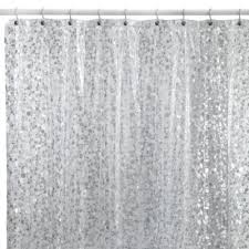 Pebbles Shower Curtain In Clear Vinyl Shower Curtains Silver Shower Curtain Shower Curtain