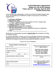 Relay for life has something to offer everyone involved. Relay For Life Donation Form Fill Out And Sign Printable Pdf Template Signnow