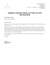 Dear ben, this letter is in regards to the internship position that you had applied for in the accounting department of our organization. Private School Rejection Letter Sample Fill Online Printable Fillable Blank Pdffiller