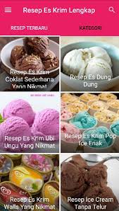 5 kaleng air (kaleng bekas tambahkan air pada whipped cream lalu kocok hingga mengental lalu campur mangga yang telah. Resep Es Krim Lengkap For Android Apk Download