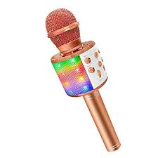 Discover savings on electronics & more. Karaoke Microphone For Kids Carpool Karaoke Microphone Wireless Bluetooth Birthday Gifts Toys For 4 12 Year Old Girls Kids Rose Gold Pricepulse