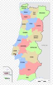 Plan your trip around portugal with interactive travel maps. Political Map Of Portugal Portugal Country Map Clipart 2240407 Pikpng