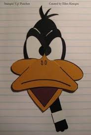 Blinkin Thinkin Inkin Daffy Punch Art Cards Paper Punch Art Card Art