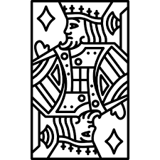 In german and swiss playing cards, the king immediately outranks the ober. King Of Diamonds Card Free Icons