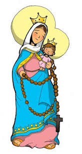 Dibujos Para Catequesis Virgen Del Rosario De San Nicolas Virgen De Las Mercedes Virgen De San Nicolas Imagenes De La Virgen
