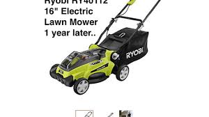 The transmission is powered by the drive belt, and the drive belt connects to the engine crankshaft. Ryobi Ry40112 16 Electric Lawnmower One Year Later Youtube