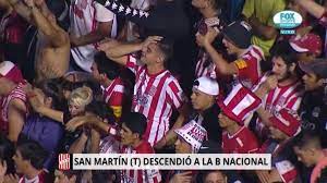 Club atlético san martín (tucumán). San Martin De Tucuman El Primero Que Se Va A La B