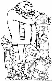 Top 35 'despicable me 2' coloring pages for your naughty kids. Printable Despicable Me Coloring Pages For Kids