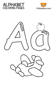 Letter coloring pages help reinforce letter recognition and writing skills. Free Printable Alphabet Coloring Pages For Kids 123 Kids Fun Apps