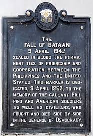 It's a few days before april 9. Bataan Day Wikipedia