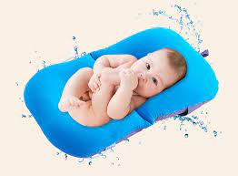 Heading home with your newborn: Infant Newborn Baby Bath Tub Pillow Pad Bathroom Cushion Headrest Soft Bathtub Seat Non Slipt Foldable Baby Bath Pad Chair Shelf Bath Pillows Aliexpress