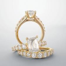 Maybe you would like to learn more about one of these? 0 80 Ct Emerald Cut Diamond Engagement Ring 14k Yellow Gold G Etsy