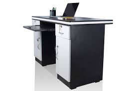 See more ideas about computer table, home office furniture, computer desk. Asha Furniture Wood Office Desk With Drawers And Storage White And Black Amazon In Furniture