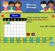 Freebie Interactive Calendar For Smart Board Pk K 1st