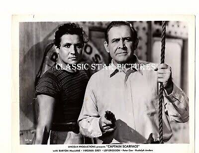 H814 Leif Erickson Peter Coe Captain Scarface 1953 lot of 2 movie stills |  eBay