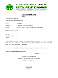 Nama di atas diberi mandat untuk mengikuti kursus pembina pramuka mahir tingkat lanjut (kml) mulai tanggal : 107015511 Contoh Surat Mandat Ipnu Pdf