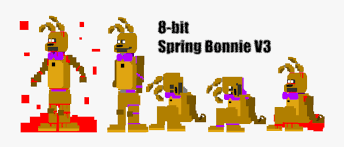 Template:purple guy william afton (also known as purple man, the killer, the murderer, or now, with the release of ffps, william afton.) is a recurring antagonist in five nights at freddy's 2, five nights at freddy's 3 and five nights at freddy's 4.he presumably was responsible for the missing children incident mentioned in five nights at freddy's, but he could have possibly carried out more. Fnaf 8 Bit Spring Bonnie V3 By Icespiritlynx 8 Bit Spring Bonnie Free Transparent Clipart Clipartkey
