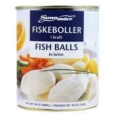 Norwegian Fiskeboller Fish Balls By Sunnmore 18 Oz Fish Ball White Sauce Recipes Scandinavian Food