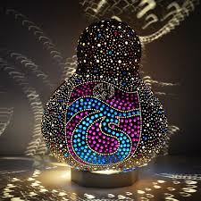 Su Kabagi Lambasi Kabak Lamba Gourd Lamp Lamba Su Kabagi Akrilik Sanati