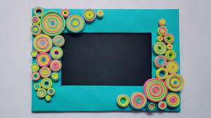 How To Make Diy Photo Frame Quilling Craft Craft Nifty Creation Photo Frame Crafts Quilling Photo Frames Diy Photo Frames